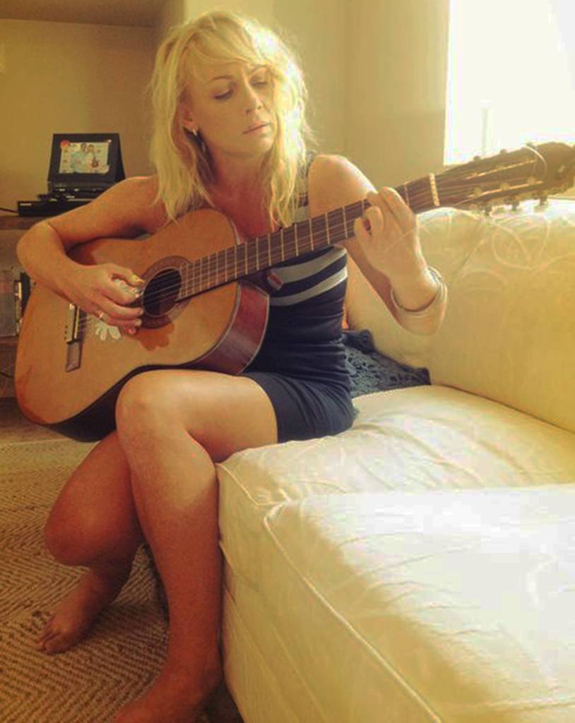 As a Realtor, Krista would play guitar and sing while showing houses.