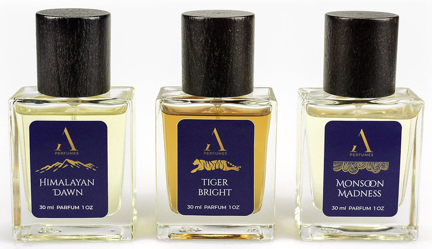 Three bottles of her perfume.