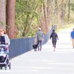 Existing trail from ferry to High School Road. Courtesy Photo