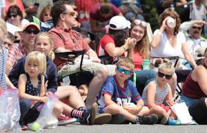 To avoid crowds, the parade will be all over the island, not just on Winslow Way. Bainbridge Island Review files photos