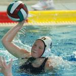 Bainbridges Kylie Jones takes a shot on net against South Kitsap. Jones scored two goals in her teams 13-3 win. (Mark Krulish/Kitsap News Group)