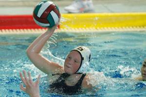 Bainbridges Kylie Jones takes a shot on net against South Kitsap. Jones scored two goals in her teams 13-3 win. (Mark Krulish/Kitsap News Group)