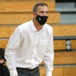 North Kitsap head coach Scott Orness won his first game at Paski Gym on Tuesday night since leaving the Bainbridge boys basketball program in 2015. (Mark Krulish/Kitsap News Group)