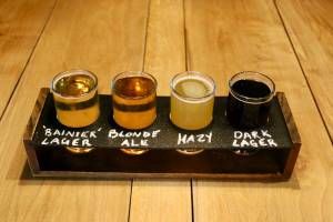 Bainbridge Alehouse has four seasonals on tap for those wanting to grab a quick drink before heading across the water. Ken Park/Bainbridge Island Review