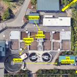 Layout of the wastewater treatment plant on Bainbridge Island. Courtesy Photos