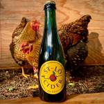 The final product, hard apple cider.