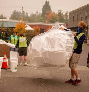 Styrofoam collection. Courtesy Photo