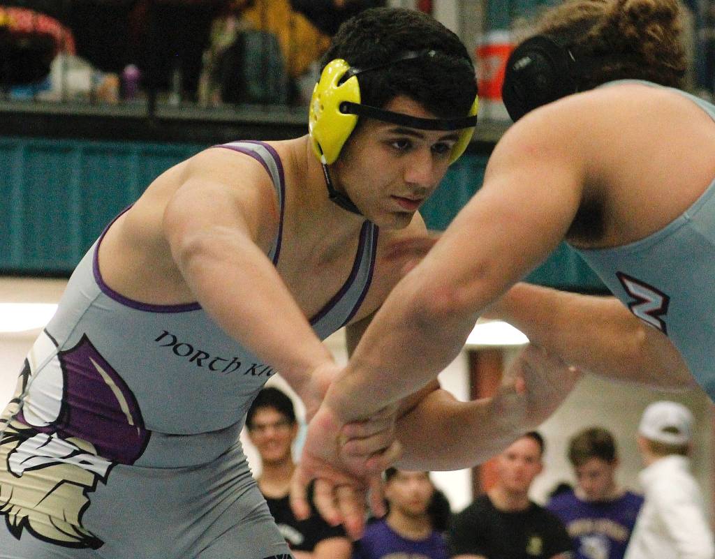 Sofian Hammou, shown here at the 2019 Hammerhead Tournament in Bremerton, was selected as the Olympic Leagues top heavyweight. (KNG File Photo)