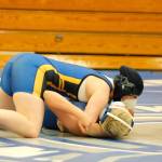Caroline Michaels of Bainbridge was selected for the All-Olympic League girls team at 155. (KNG File Photo)