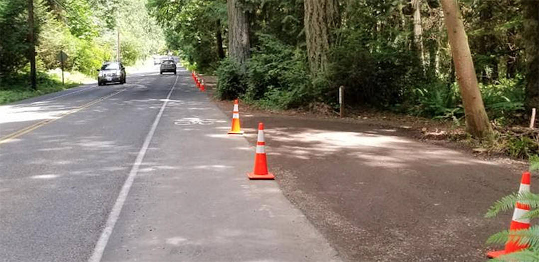 New gravel parking area near Grand Forest. Courtesy Photo
