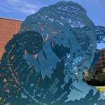 This artwork was recently installed at Bainbridge High School. Courtesy Photo