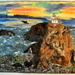 Dowdneys piece Lime Kiln Sunset.