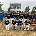 The Bainbridge LL Senior All Stars were coached by Larry Goode and Life Horwitz. The players were: Christian Benze, McCrea Curfman, Garrett Goade, Conor Grady, Spencer Grady, Matthew Grant, Jack Grant, Ben Hobbs, Monty Horowitz, Judah Marshall, Andrew OConnell, Isaac Sellers, Miles Wieland, Owen Bernstein and AJ Stevens. (Photo courtesy Ed Wieland)