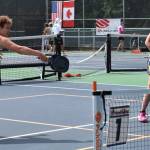 Women's doubles action from the first tourney.