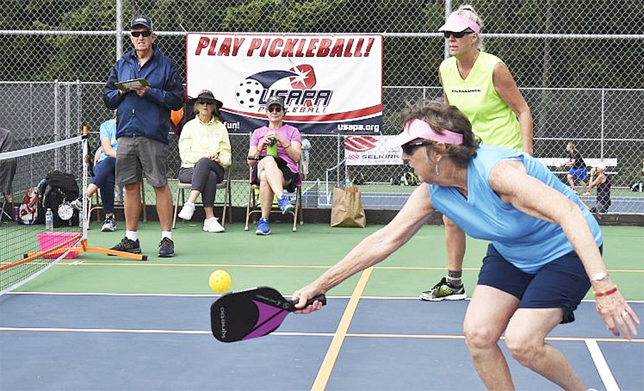 Womens doubles are part of the tournament. Courtesy Photos
