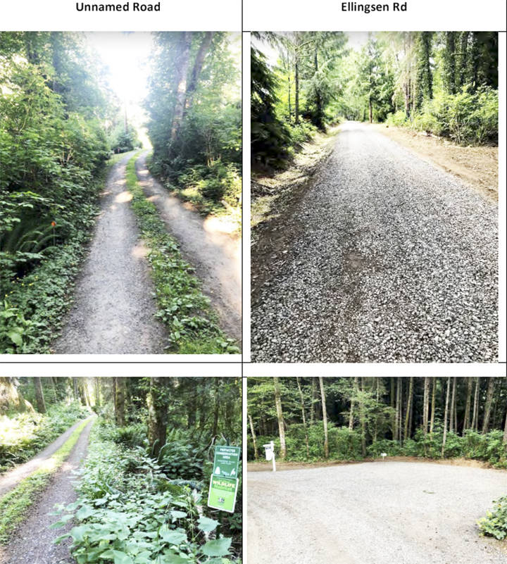 A comparison of the two roads.