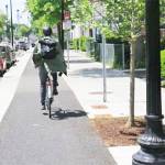 A raised bicycle path is part of the plan. Courtesy Photos