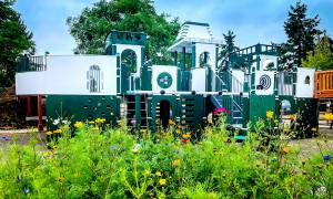 The new Kids Up! playground at Battle Point Park. Courtesy Photo