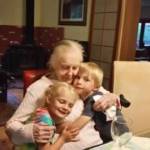 Ann Dorothy Gibbs with her grandchildren. Courtesy Photo