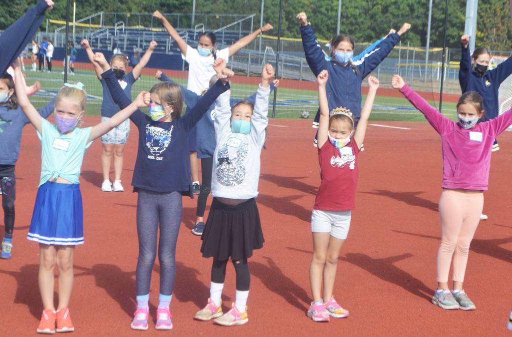 Early on all of the campers got this part of the routine down.