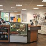 The front desk area of the BI Rec Center.