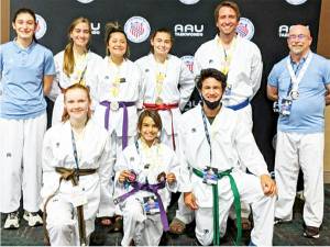 All eight members of the Bainbridge Island team won at least one national championship. Courtesy Photo