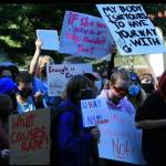 Protests against NKSDs treatment of sexual assault cases have already taken place recently. Courtesy photos