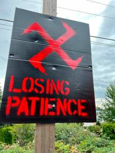 A close-up look at one of the signs. Courtesy photos