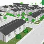 At Madison and Wyatt, 13 of the 82 dwellings will be affordable housing. Courtesy illustration