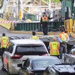 A lack of ferry workers means sometimes sailings are canceled.