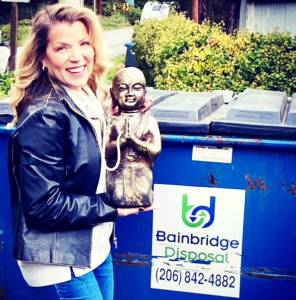 Denise Stoughton has found treasures dumpster diving. Denise Stoughton and Sarah D. King Courtesy Photos