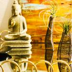 Cast of metal pieces from artist Leah Gerrards large format sculptures turned into air plant holders. Denise Stoughton and Sarah D. King Courtesy Photos