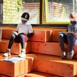 The library is a favorite spot for students. Courtesy Photos