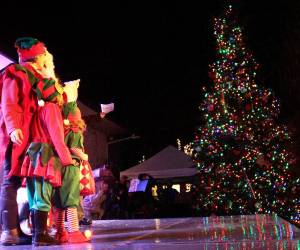 Christmas tree lighting on Bainbridge Island. File Photos