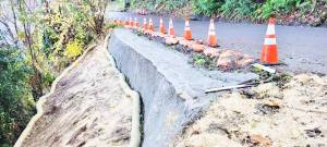 The slope has been repaired. Courtesy Photo