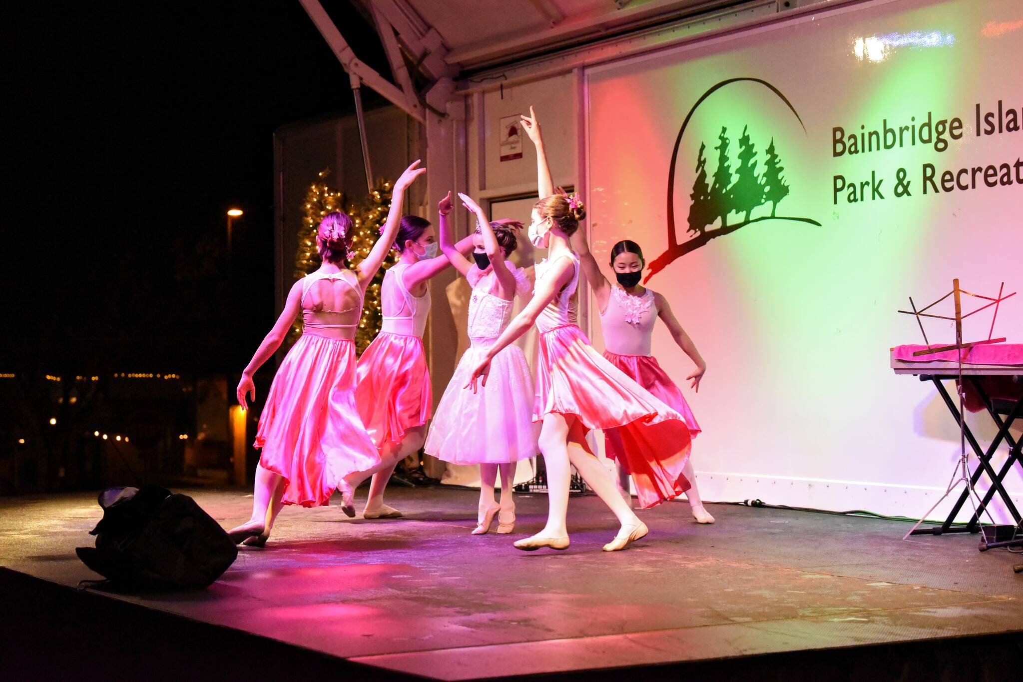 Dancers from Bainbridge Ballet perform scenes from The Nutcracker Ballet.