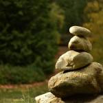 Rock memorial in Seabold Cemetery.