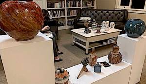 Some of the works of Don Truscott that were at the show. Courtesy photos