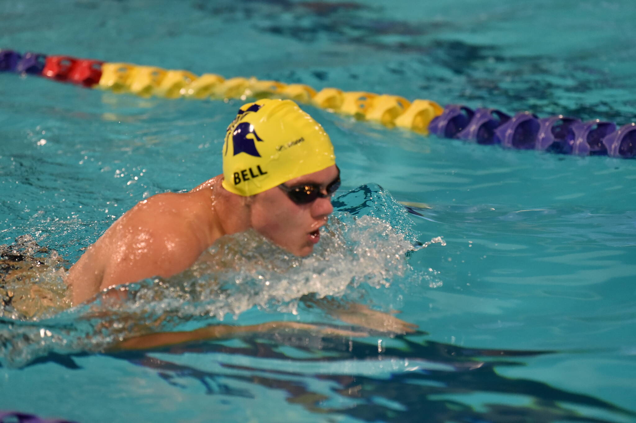 Bainbridge High School senior swimmer Mitchell Bell.