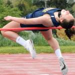 Allie Wildsmith was a standout on the Bainbridge track team in the high jump.