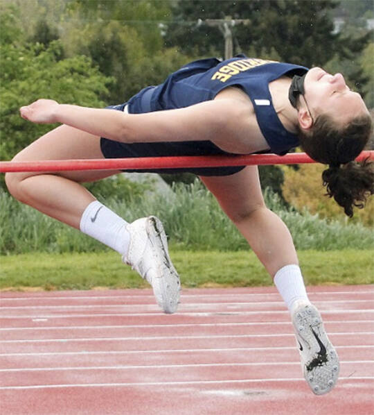 Allie Wildsmith was a standout on the Bainbridge track team in the high jump.