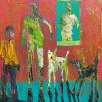 Man Walking Two Dogs