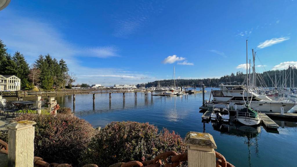 A cool crisp winter afternoon in Eagle Harbor.