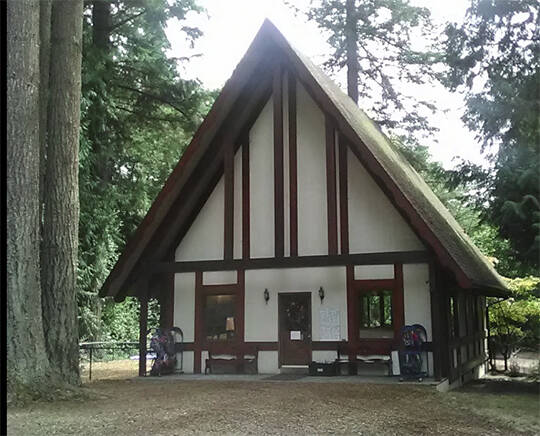 This A frame is the original schoolhouse. Courtesy photo