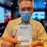 Jim Zorn, another Seahawks legend, also stopped by to place his ceremonial bet, a $20 wager (+166) on the Cincinnati Bengals to win the Super Bowl.