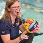 BHS water polo coach Kristin Gellert.