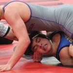 While Garrett Goade won his first-round match, he was pinned in the second round in his next match.