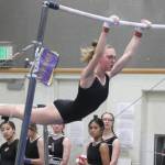 Jordan Lovett stood out for North Kitsap at the qualifying meet.