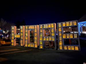 Bainbridge Youth Services, the Downtown Association and the Chamber of Commerce put on a luminaria hope event to raise an awareness about mental health and the need for connection. Nancy Treder/Bainbridge Island Review photos