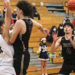 Jonas La Tour, right, led North Kitsap in its win over Port Angeles to advance to the semifinals at state. Steve Powell/File Photo